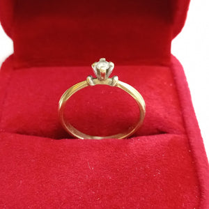 SOLITARIO ORO 10 K 1,60 GRMS (SEMINUEVO)