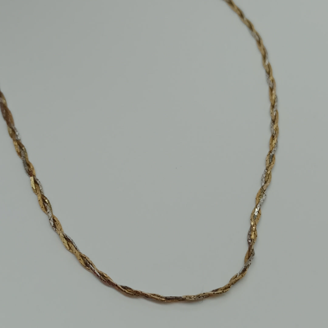 ARRACADAS PAR,GARGANTILLA ORO 14 K 3,30 GRMS (SEMINUEVO)