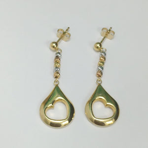 BROQUELES PAR ORO 14 K 3,20 GRMS (SEMINUEVO)