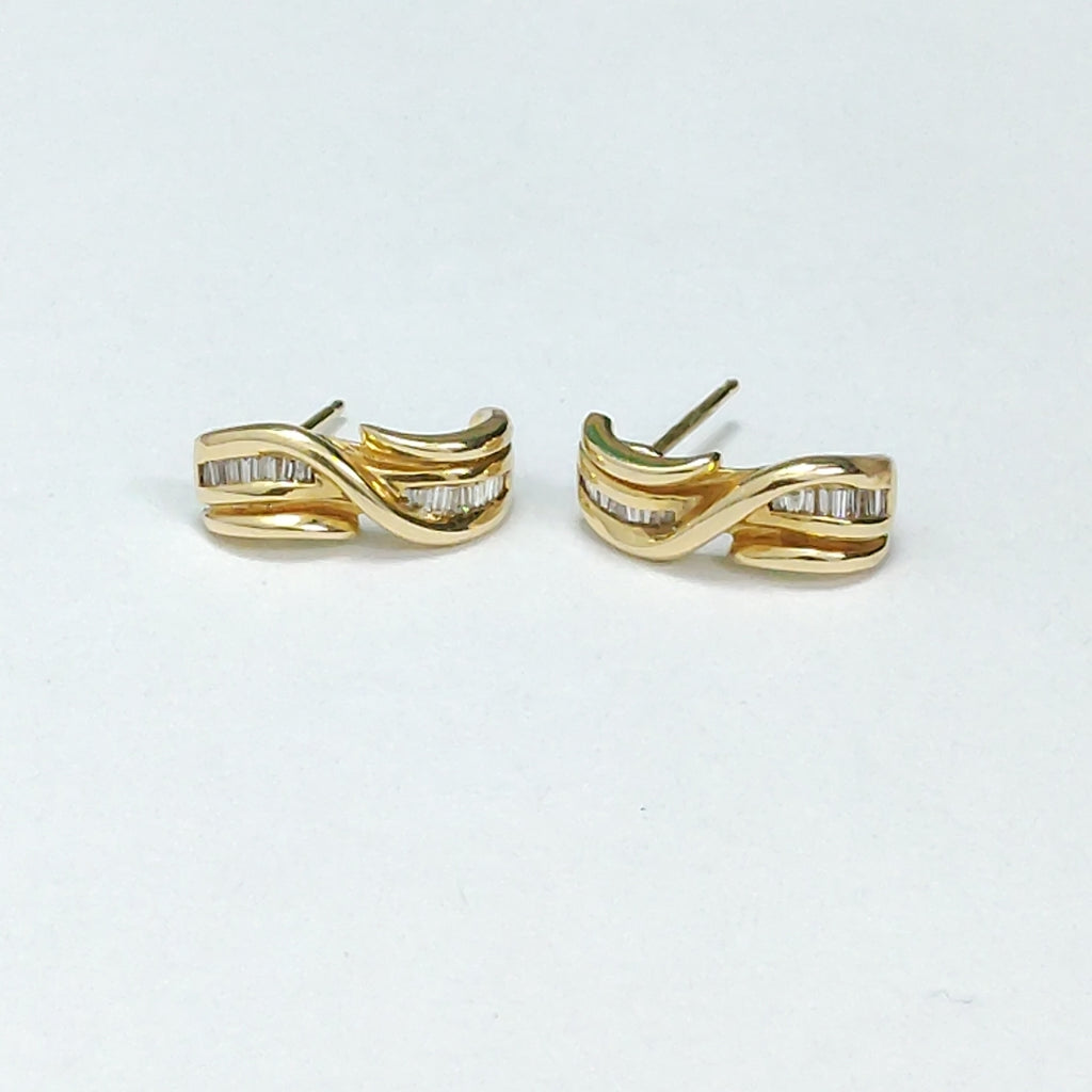 BROQUELES PAR ORO 18 K 4,10 GRMS (SEMINUEVO)
