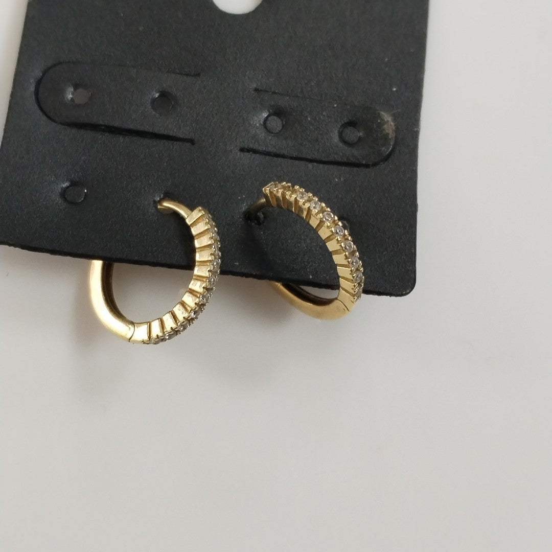 ARRACADAS PAR ORO 8 K 1.6 GRMS (SEMINUEVO)