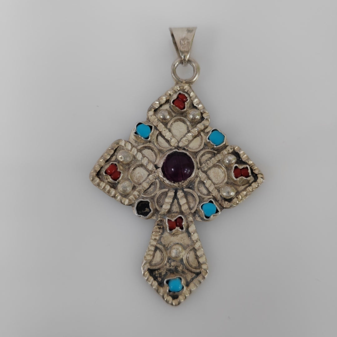 CRUZ, DIJE PLATA 12.4 GRMS (SEMINUEVO)