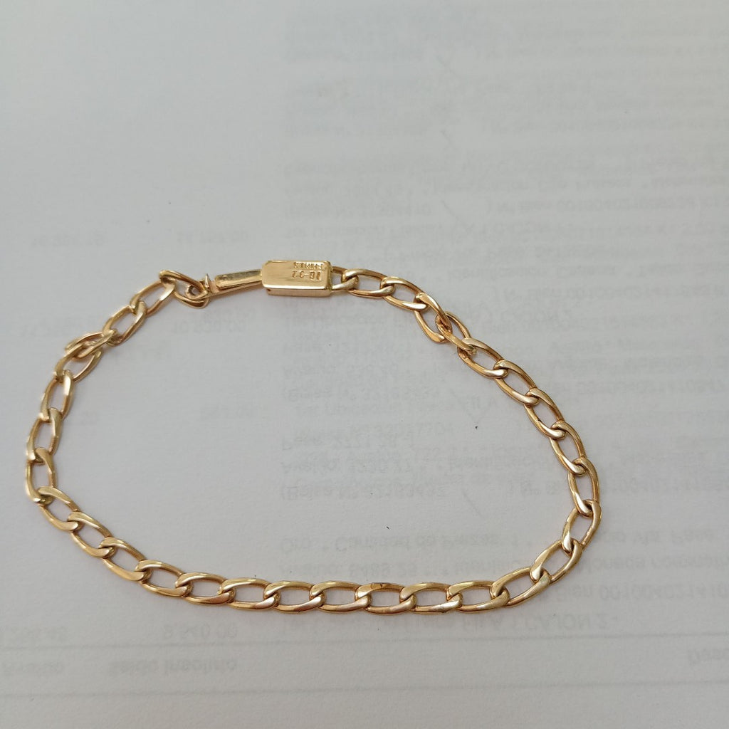 PULSERA ORO 14 K 6.8 GRMS (SEMINUEVO)