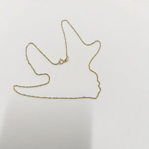 CADENA ORO 10 K 1,10 GRMS (SEMINUEVO)