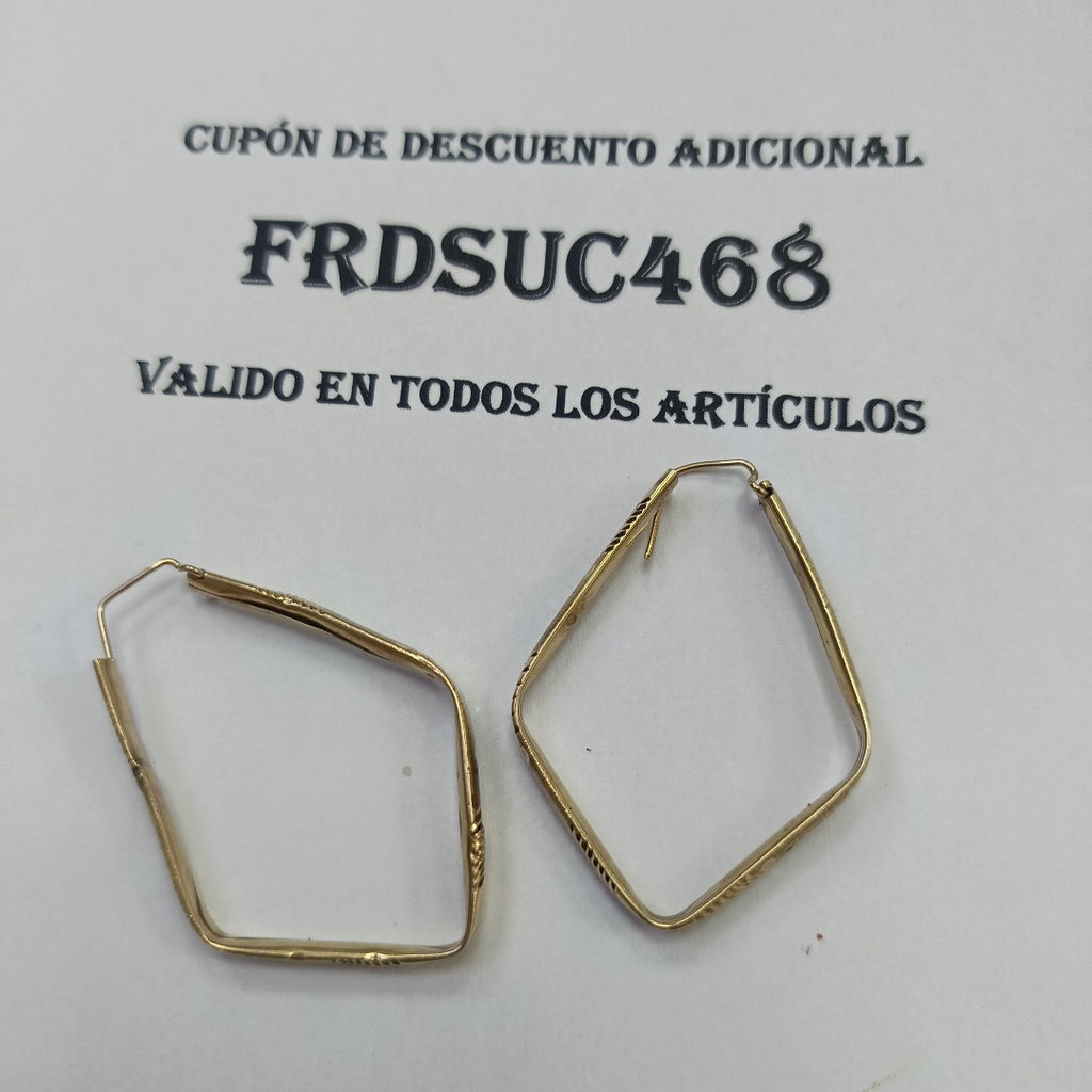 ARRACADAS PAR ORO 8 K 5,50 GRMS (SEMINUEVO)
