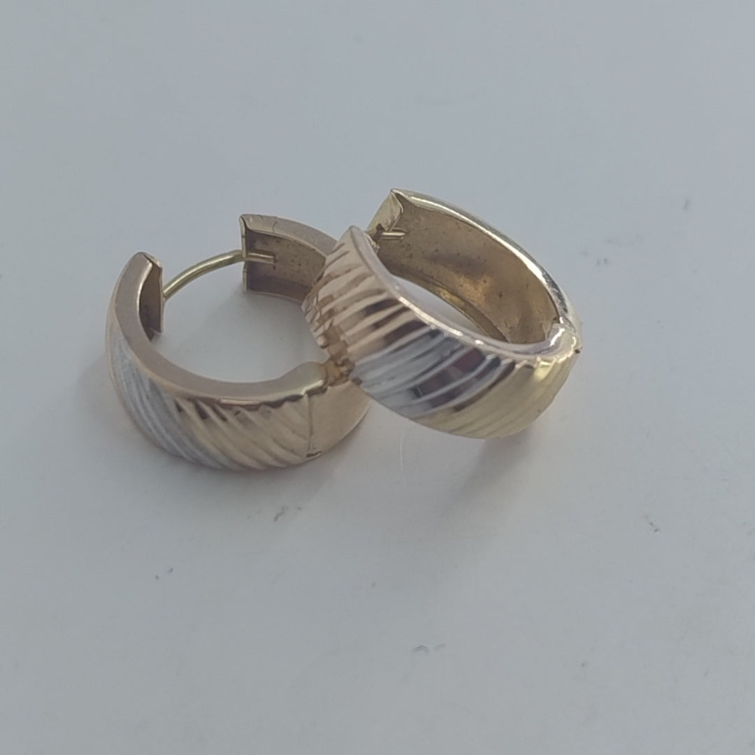 ARRACADAS PAR ORO COMBINADO 10 K 2.1 GRMS (SEMINUEVO)