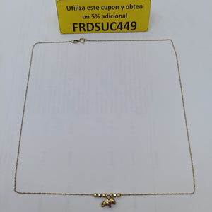 GARGANTILLA ORO, ORO COMBINADO 14 K 1.5 GRMS (SEMINUEVO)