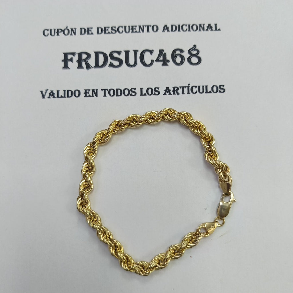 PULSERA ORO 10 K 7.4 GRMS (SEMINUEVO)