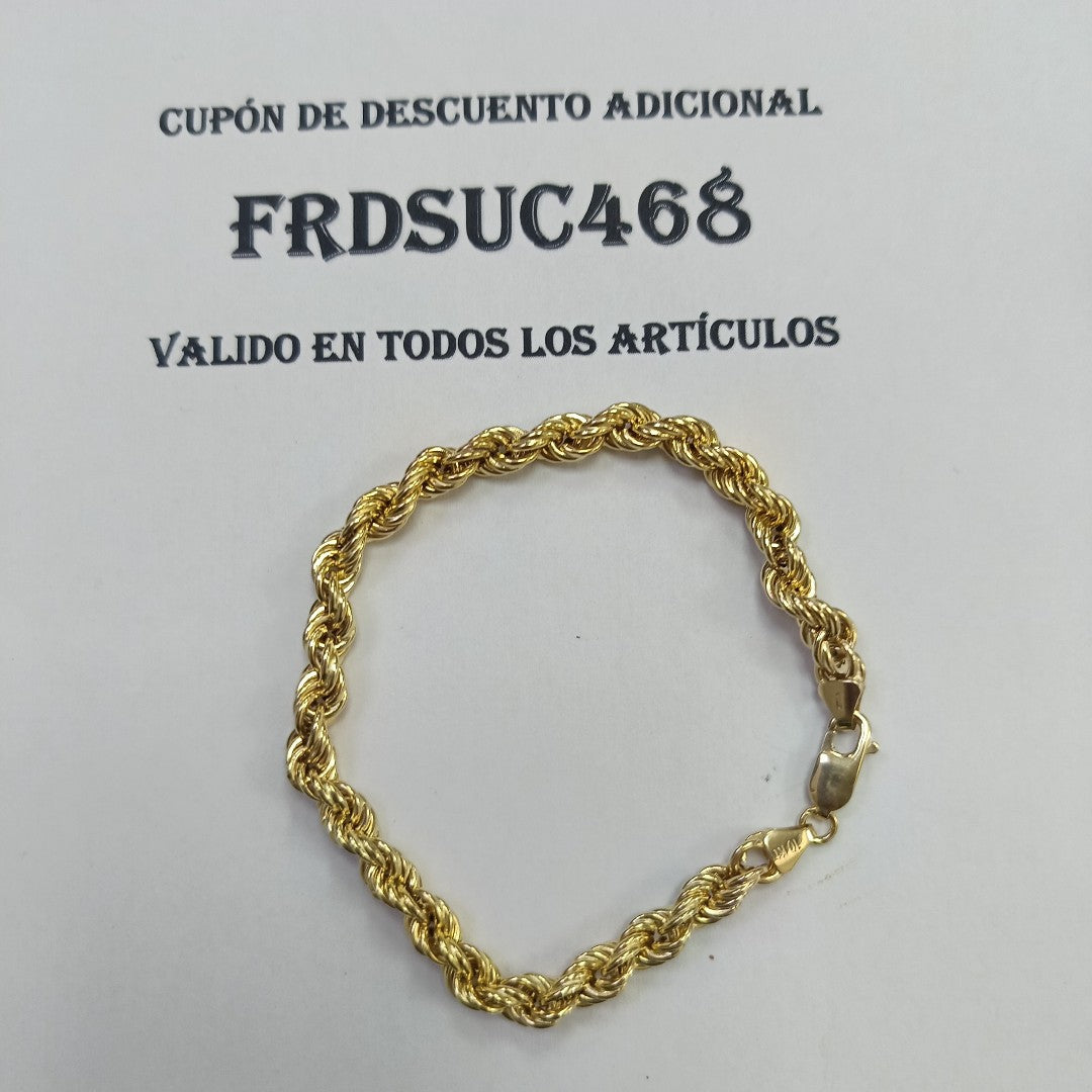 PULSERA ORO 10 K 7.4 GRMS (SEMINUEVO)