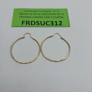 ARRACADAS PAR ORO 14 K 1.9 GRMS (SEMINUEVO)
