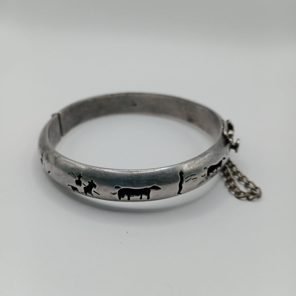 PULSERA RIGIDA PLATA 26,60 GRMS (SEMINUEVO)
