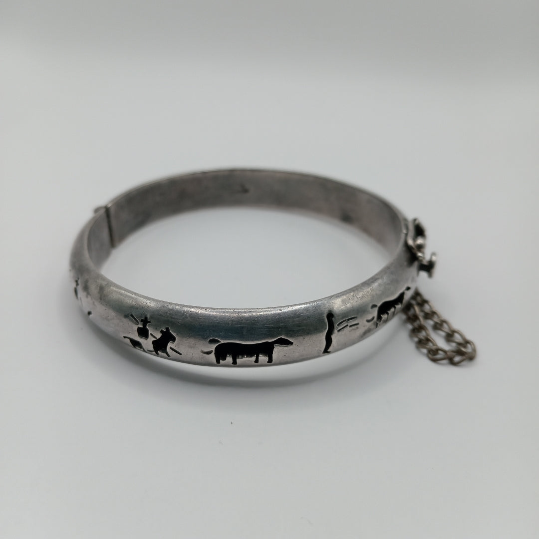 PULSERA RIGIDA PLATA 26,60 GRMS (SEMINUEVO)