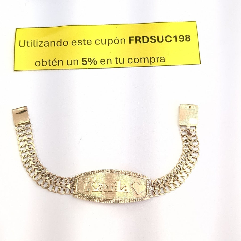 ESCLAVA ORO 10 K 10.3 GRMS (SEMINUEVO)