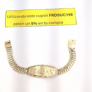 ESCLAVA ORO 10 K 10.3 GRMS (SEMINUEVO)