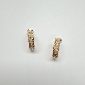 BROQUELES PAR ORO COMBINADO 14 K 4 GRMS (SEMINUEVO)