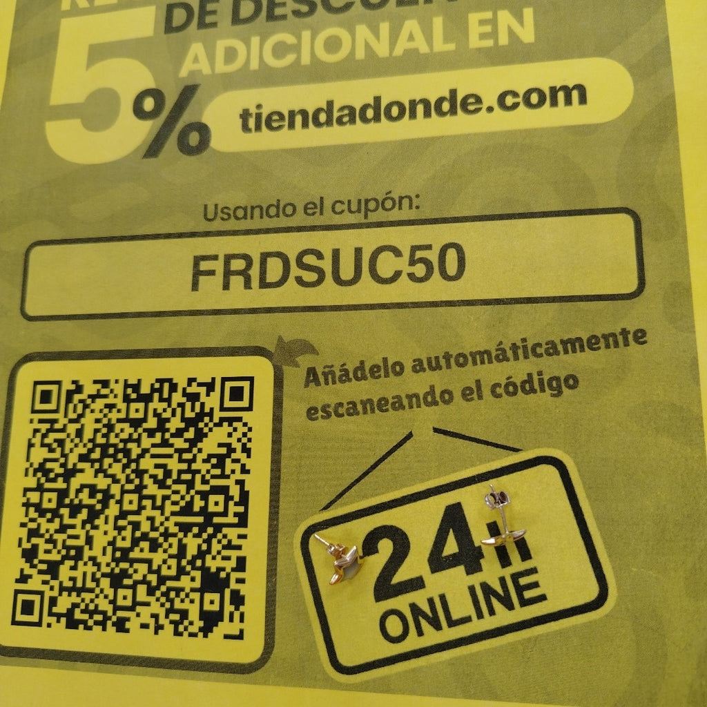 BROQUELES PAR ORO 14 K 1.5 GRMS (SEMINUEVO)