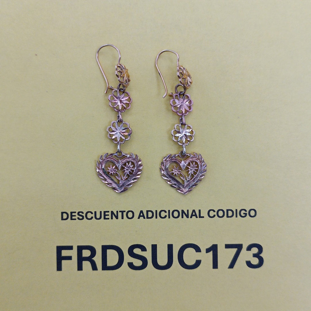 ARETES PAR ORO 8 K 3.7 GRMS (SEMINUEVO)