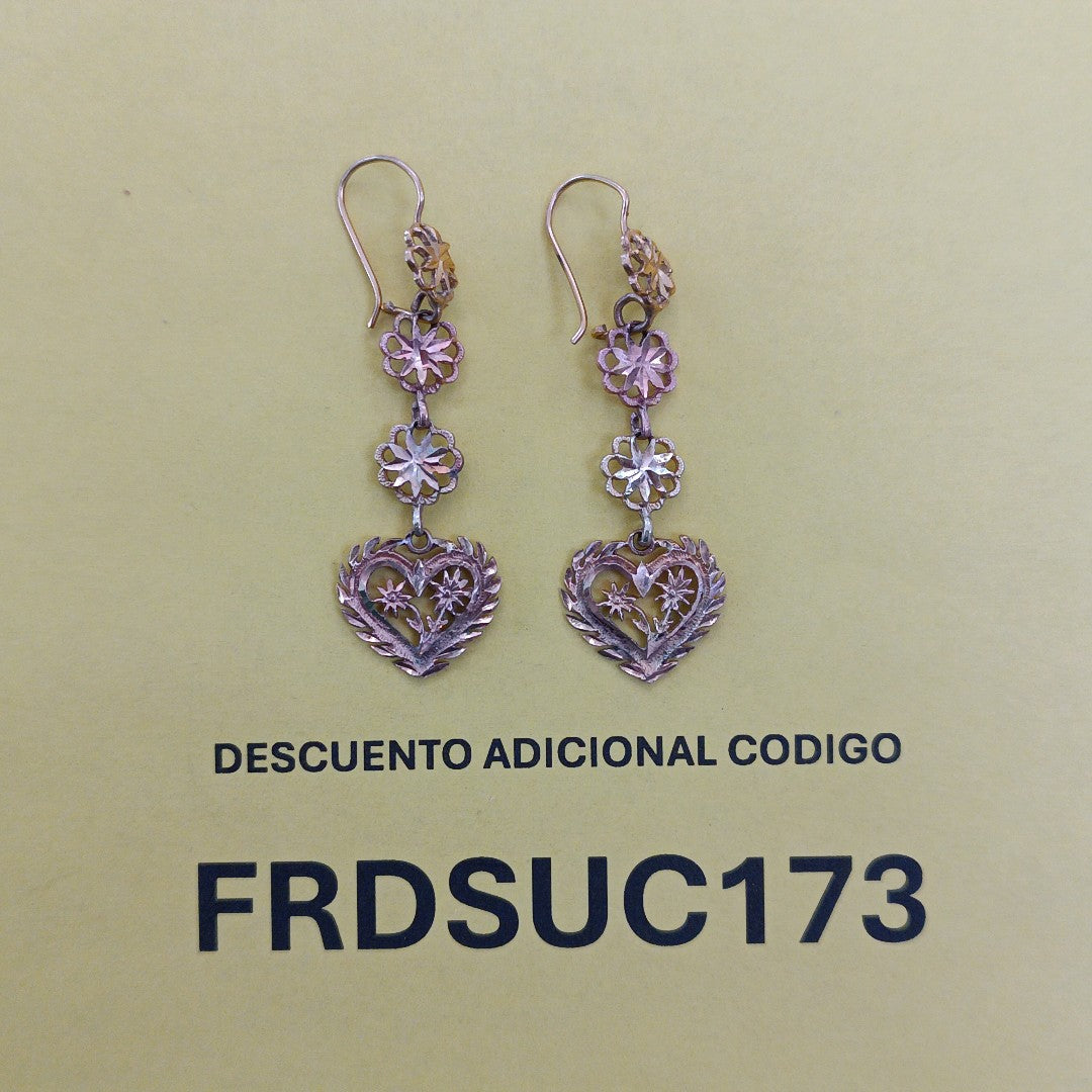 ARETES PAR ORO 8 K 3.7 GRMS (SEMINUEVO)
