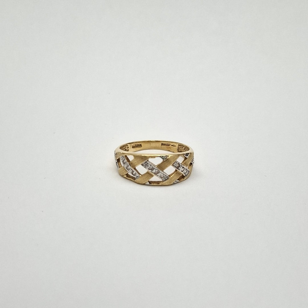 ANILLITO ORO COMBINADO 14 K 3,00 GRMS (SEMINUEVO)