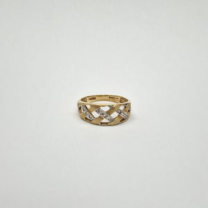 ANILLITO ORO COMBINADO 14 K 3,00 GRMS (SEMINUEVO)