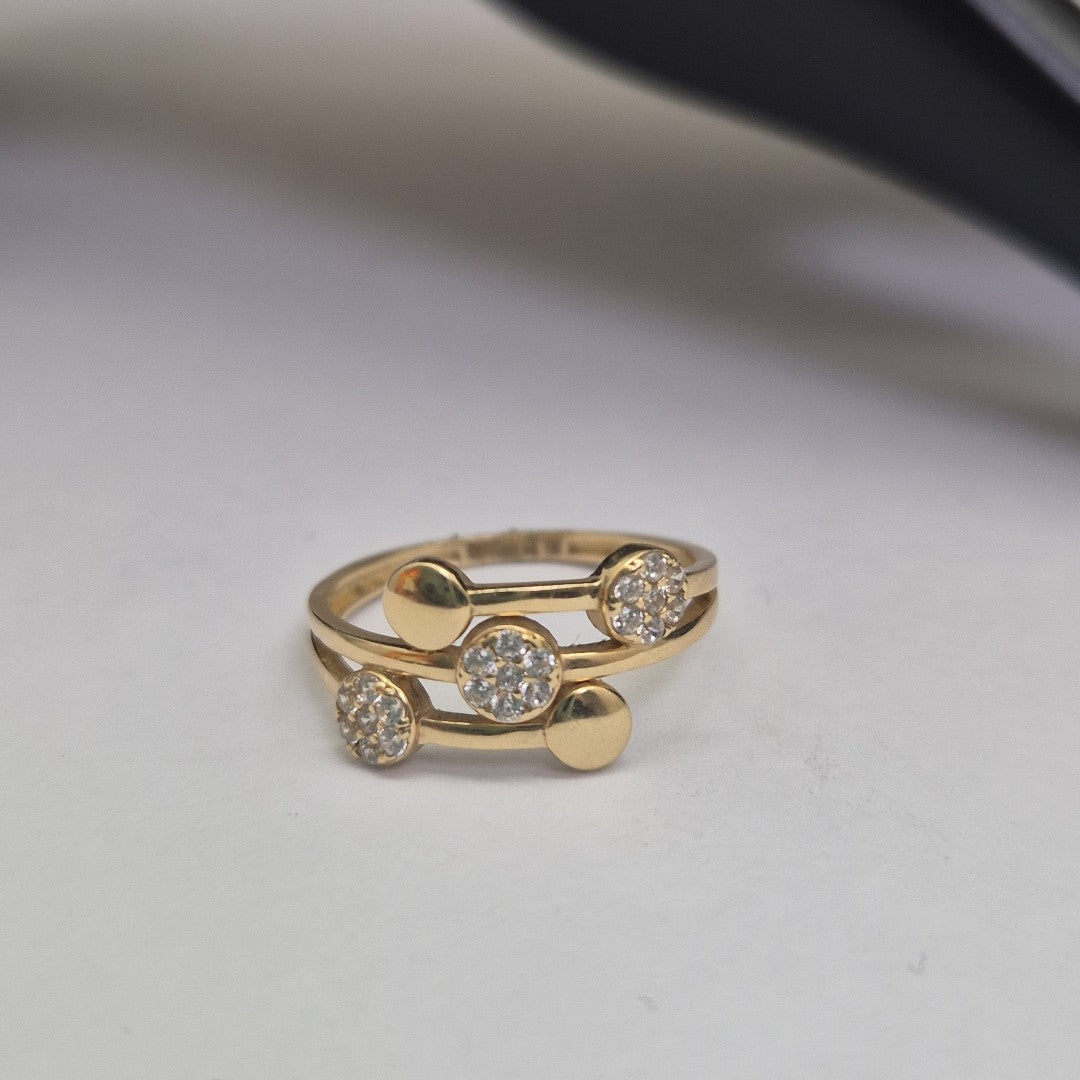 ANILLOS DAMA ORO 14K 2 (NUEVO)