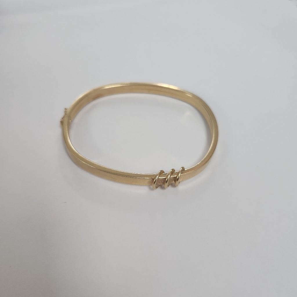 PULSERA RIGIDA ORO 14 K 7,90 GRMS (SEMINUEVO)