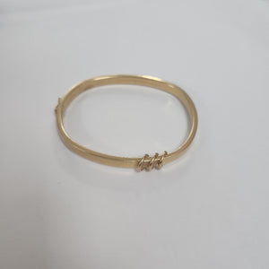 PULSERA RIGIDA ORO 14 K 7,90 GRMS (SEMINUEVO)