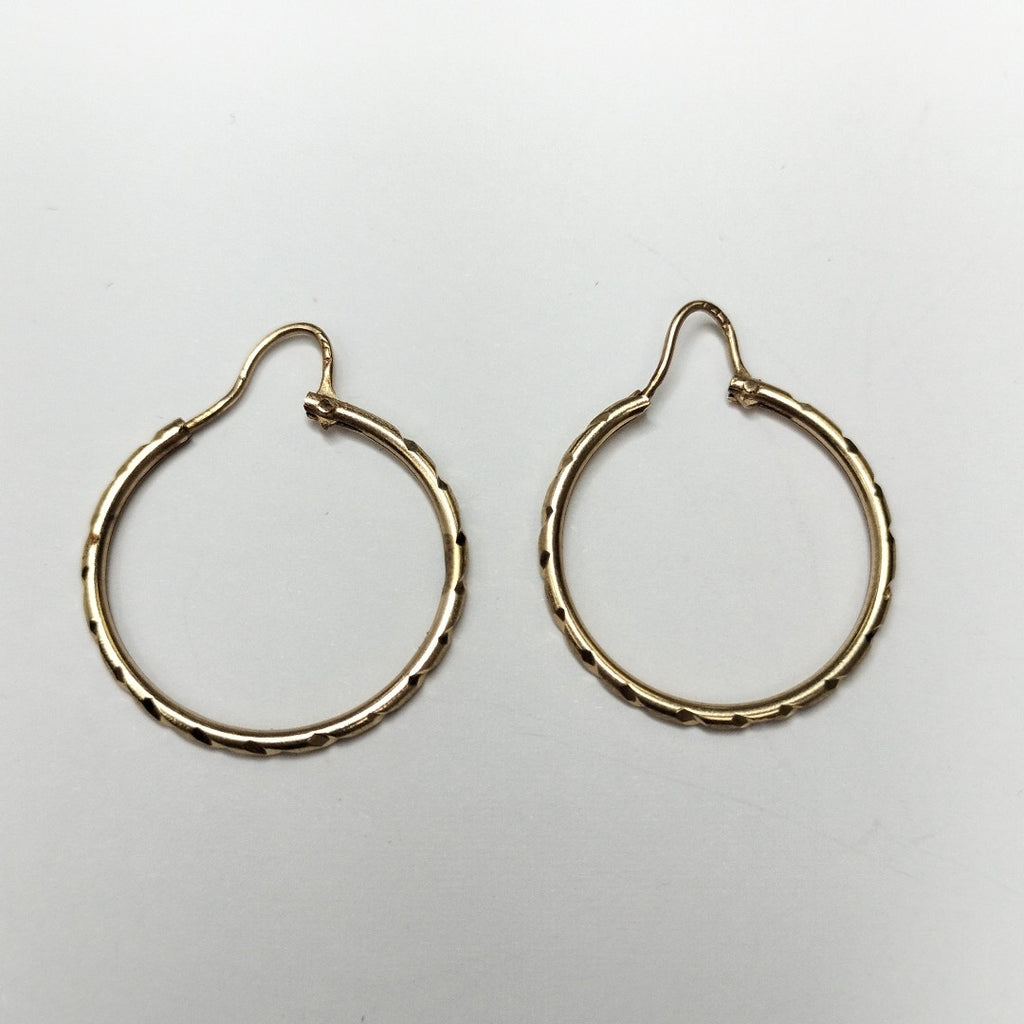 ARRACADAS PAR ORO 14 K 1,50 GRMS (SEMINUEVO)
