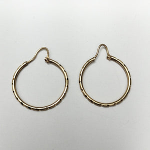 ARRACADAS PAR ORO 14 K 1,50 GRMS (SEMINUEVO)