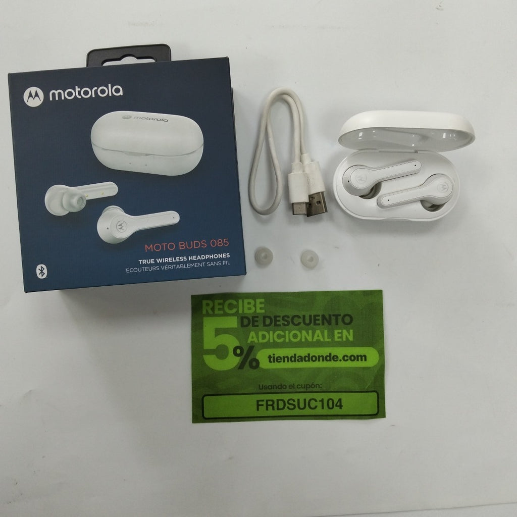 AUDIFONOS MOTOROLA MOTO BUDS 085 INALAMBRICO IN EAR (SEMINUEVO)