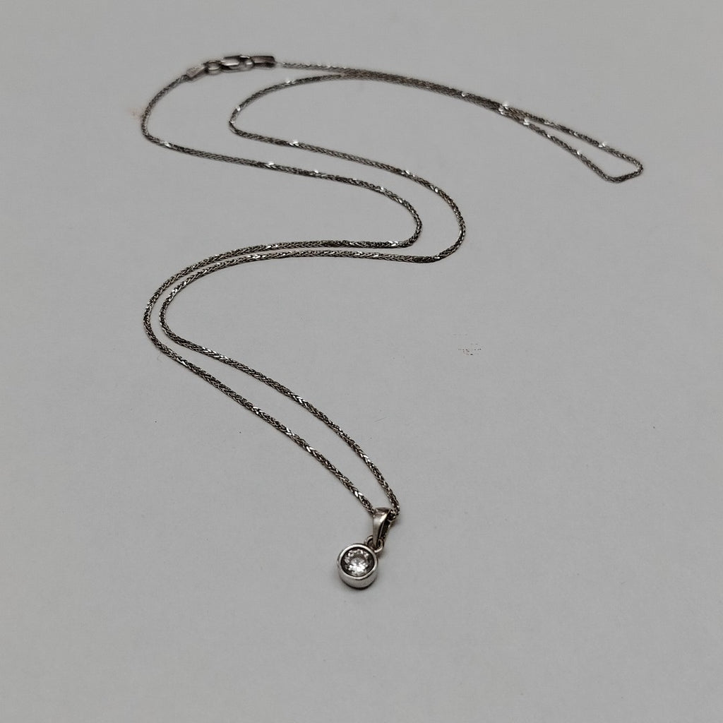 CADENA ORO BLANCO 14 K 2,50 GRMS (SEMINUEVO)