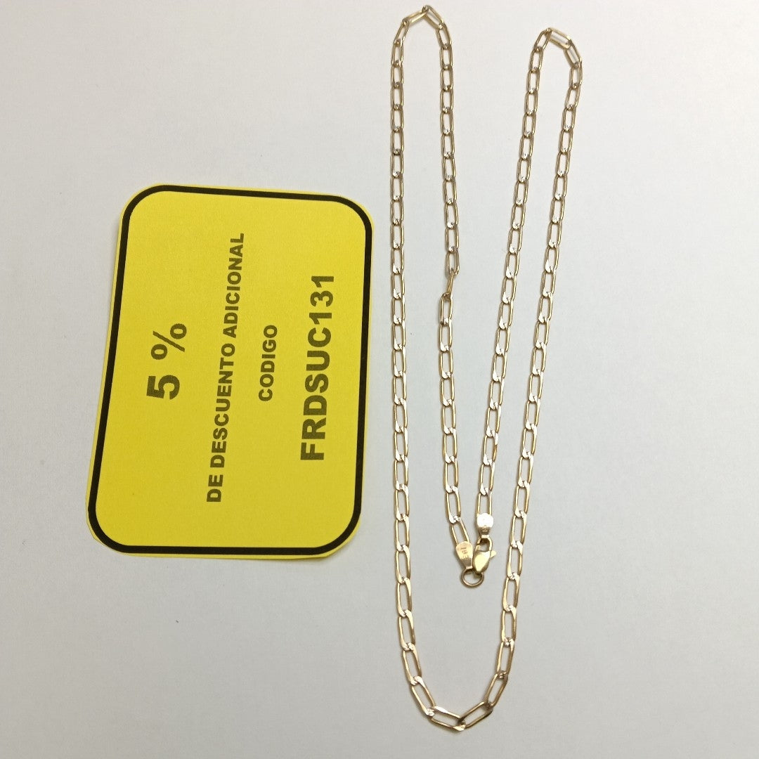 CADENA ORO,RODIADO 14 K 8,60 GRMS (SEMINUEVO)