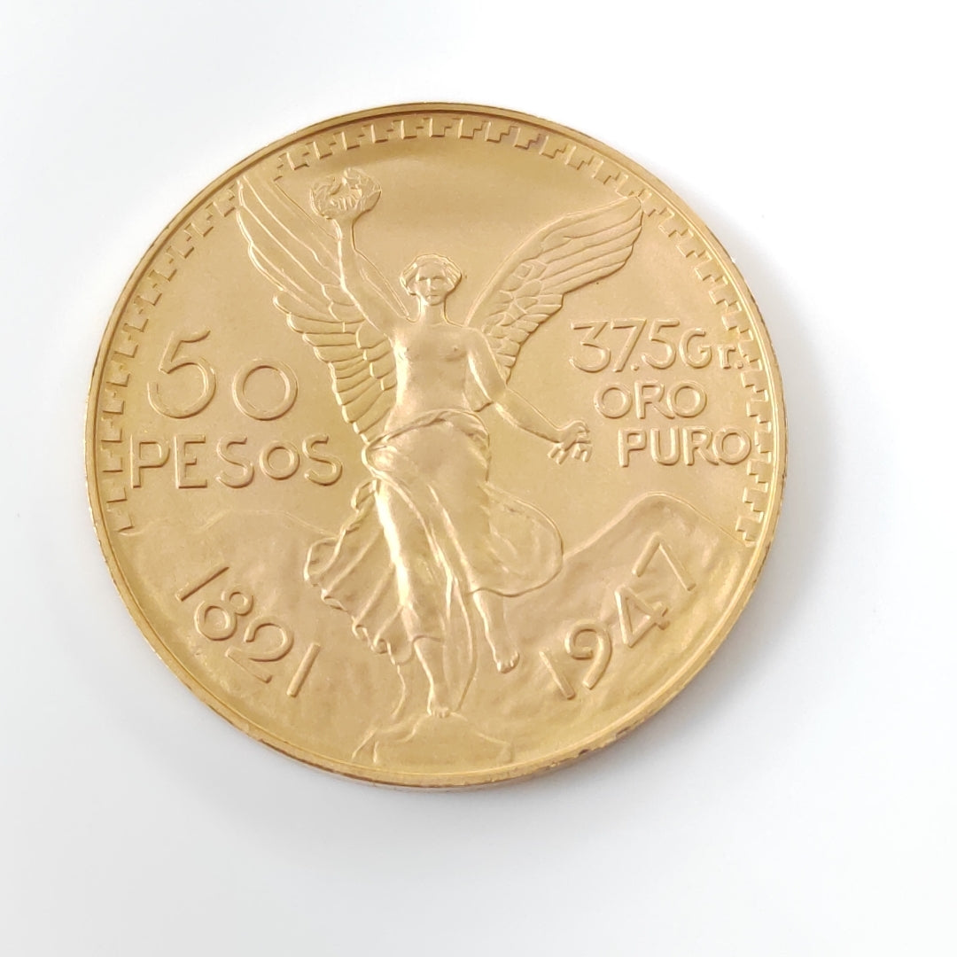 K1 41.6 GRMS 21 K IDENTIFICACIÓN MONEDA NOMINATIVA MONEDAS PESOS 50 PESO (SEMINUEVO)