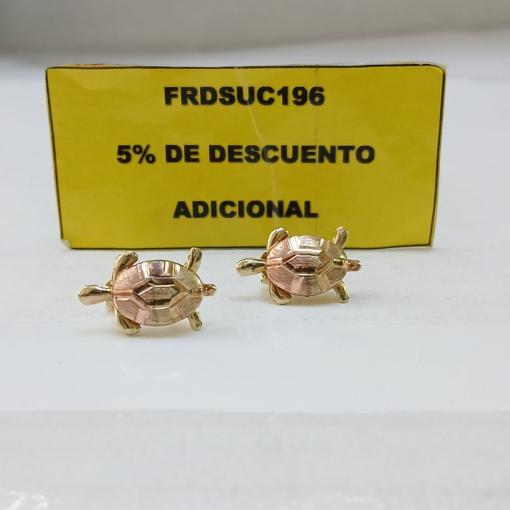 ARETES PAR ORO 14 K 1,50 GRMS (SEMINUEVO)