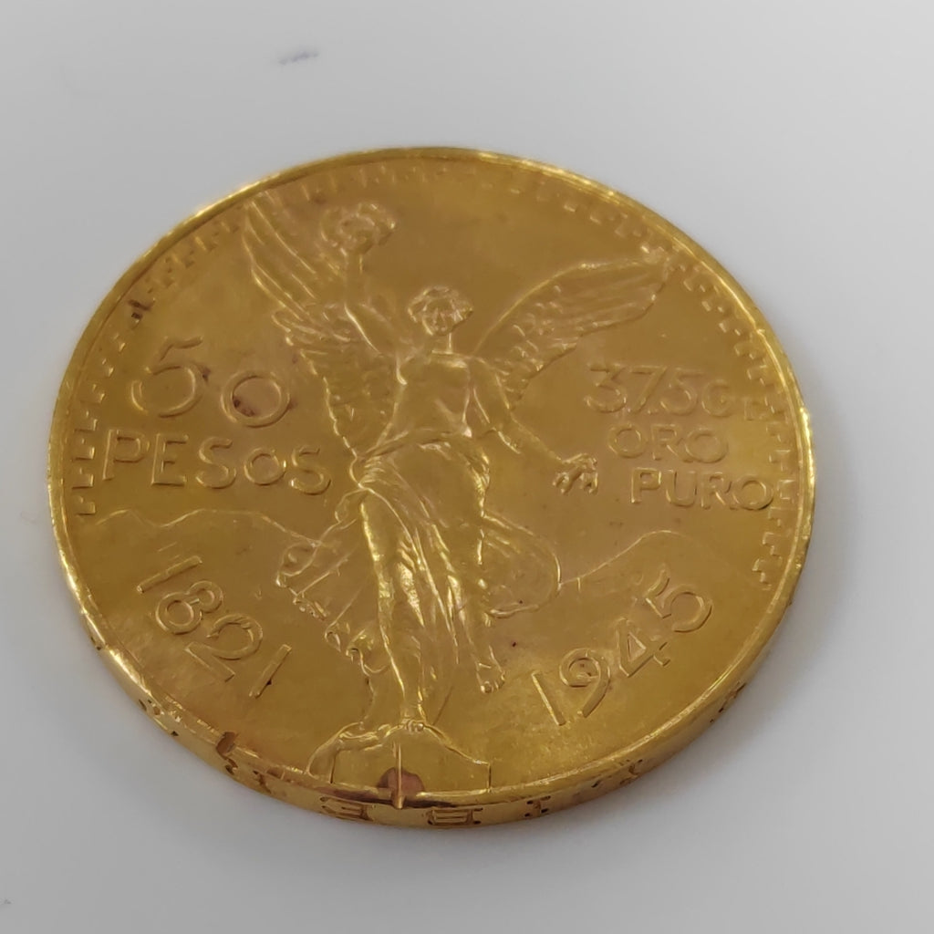 K1 41.6 GRMS 21 K IDENTIFICACIÓN MONEDA NOMINATIVA MONEDAS PESOS 50 PESO (SEMINUEVO)