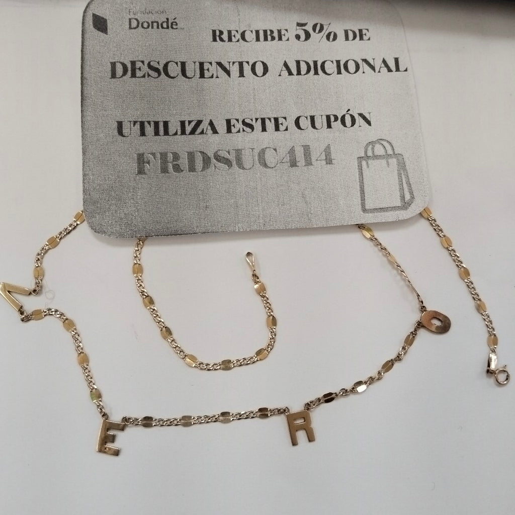 COLLAR ORO 10 K 3,60 GRMS (SEMINUEVO)