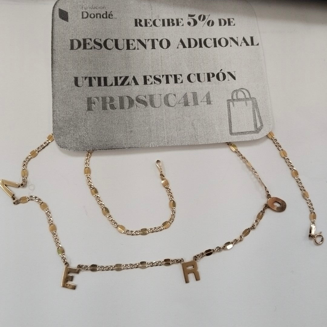COLLAR ORO 10 K 3,60 GRMS (SEMINUEVO)