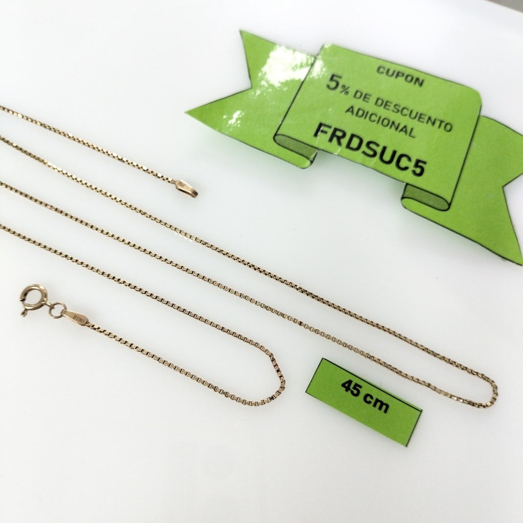 CADENA ORO 14 K 3 GRMS (SEMINUEVO)