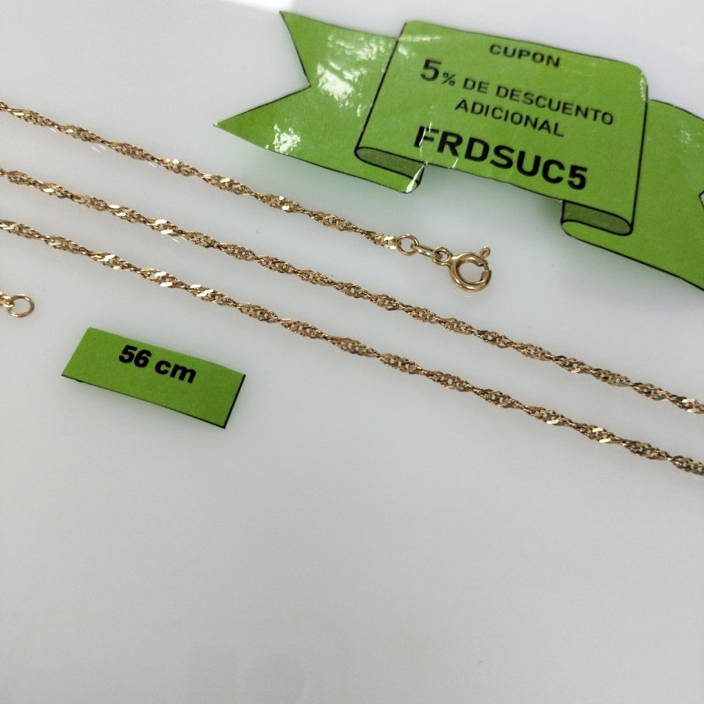 CADENA ORO 14 K 3.5 GRMS (SEMINUEVO)