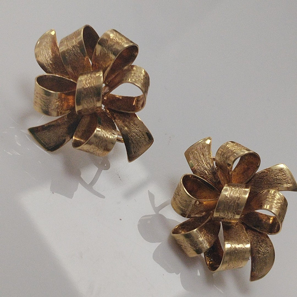 ARETES PAR ORO 14 K 9,40 GRMS (SEMINUEVO)