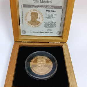 MEDALLA CONMEMORATIVA ORO 21 K 41,90 GRMS (SEMINUEVO)