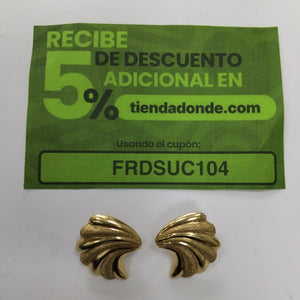 ARETES PAR ORO 14 K 8,40 GRMS (SEMINUEVO)