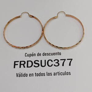 ARRACADAS PAR ORO 8 K 4.6 GRMS (SEMINUEVO)