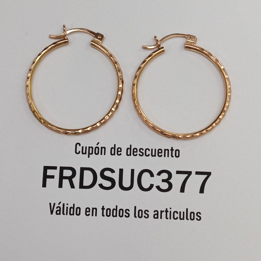 ARRACADAS PAR ORO 10 K 3.5 GRMS (SEMINUEVO)