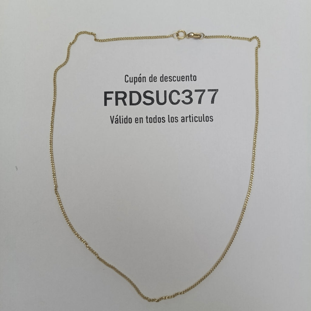 CADENA ORO 10 K 2.4 GRMS (SEMINUEVO)