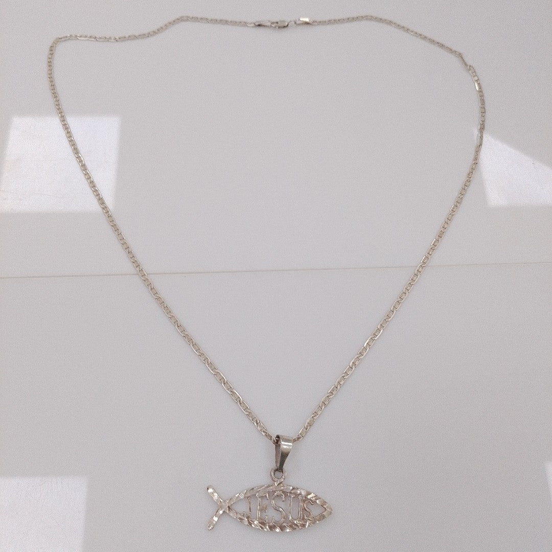 CADENA, DIJE PLATA 8.9 GRMS (SEMINUEVO)