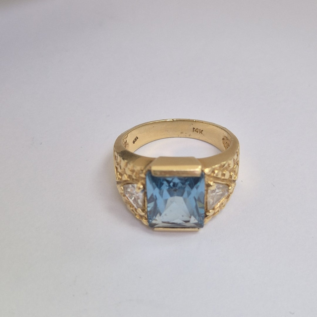 ANILLO ORO 14 K 8,70 GRMS (SEMINUEVO)