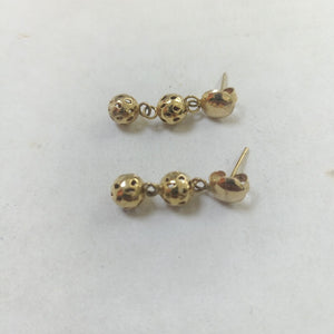 ARETES PAR ORO 14 K 3 GRMS (SEMINUEVO)