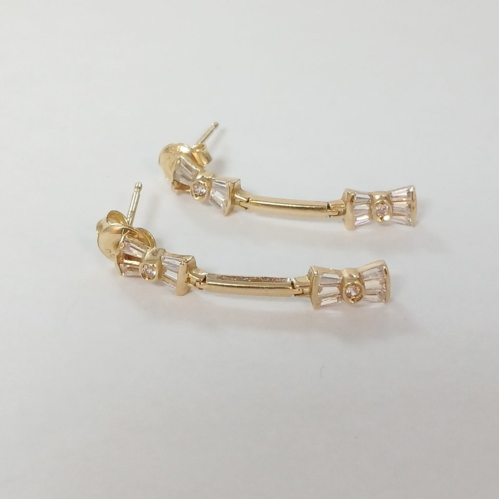 BROQUELES PAR ORO 14 K 2.4 GRMS (SEMINUEVO)