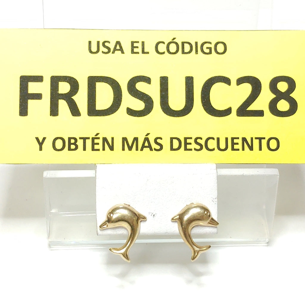 BROQUELES PAR ORO 14 K 1,10 GRMS (SEMINUEVO)